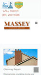 Mobile Screenshot of masseytuckpointing.com